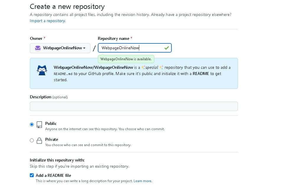 Screenshot of log in page on Github